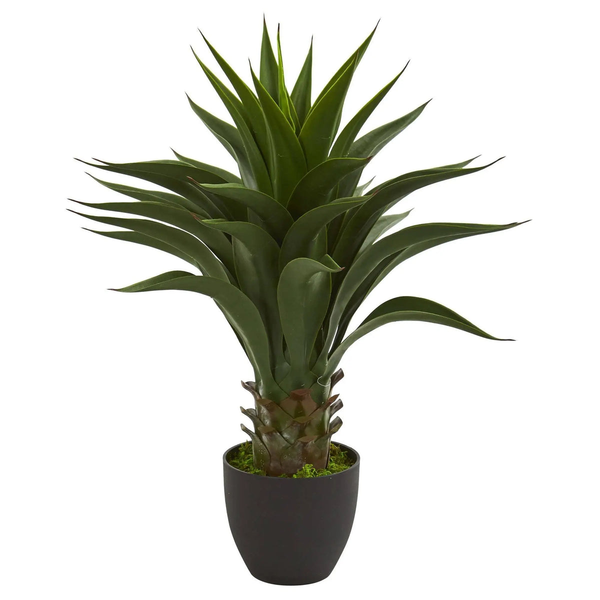 28-in Agave-Shape Synthetic Artificial Potted Plant with Realistic Leaf - Artificial Flower Decorations, Bathroom Decor, Indoor Plant for Home Use