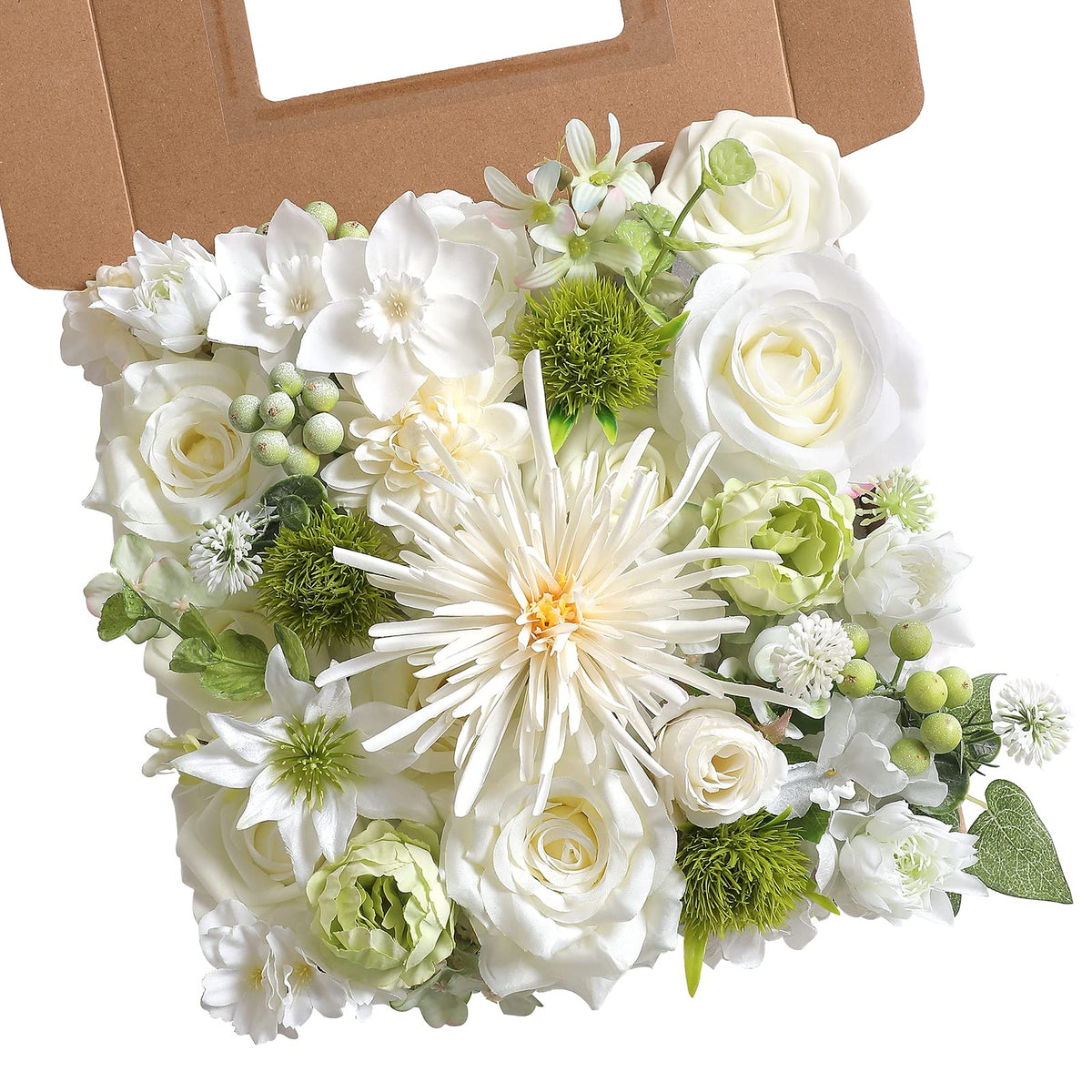 Artificial Flower Assortment for DIY Centerpiece Arrangement Wedding Hand Bouquet Flower Bouquet Centerpiece Arrangement Party Baby Shower Home Decoration (Pink Yellow)