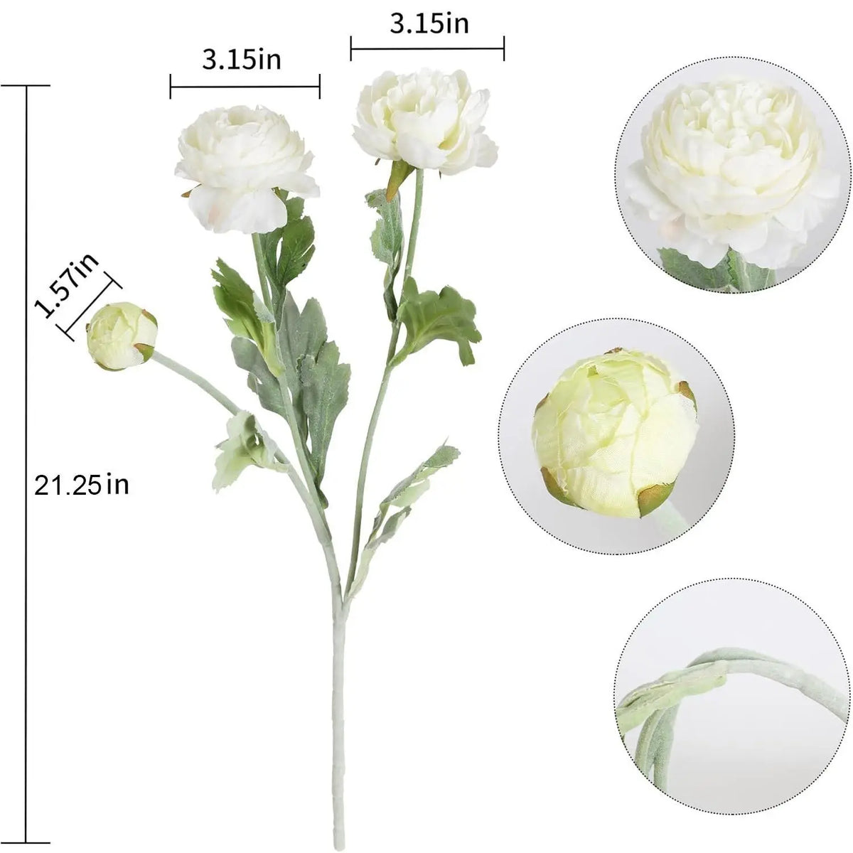 Peony Bouquet —20 Stems (≈60 Heads), 50 cm, Bendable Stems for Wedding & Home Décor ,Anniversary decoration gift, artificial flowers,fake flowers,, living room decoration, wedding decorations, bridal bouquet,fruit,plants,ornaments