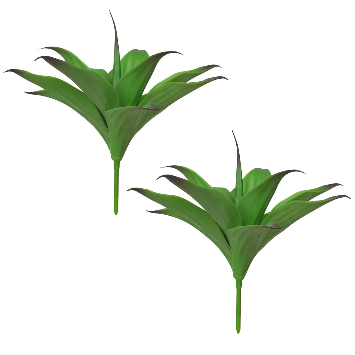 Velener 28 Inch Artificial Agave Plants Outdoor Set, Large Fake Plants Indoor for Home Decor, Realistic UV Resistant Faux Succulents Plants Without Pot, Set of 2