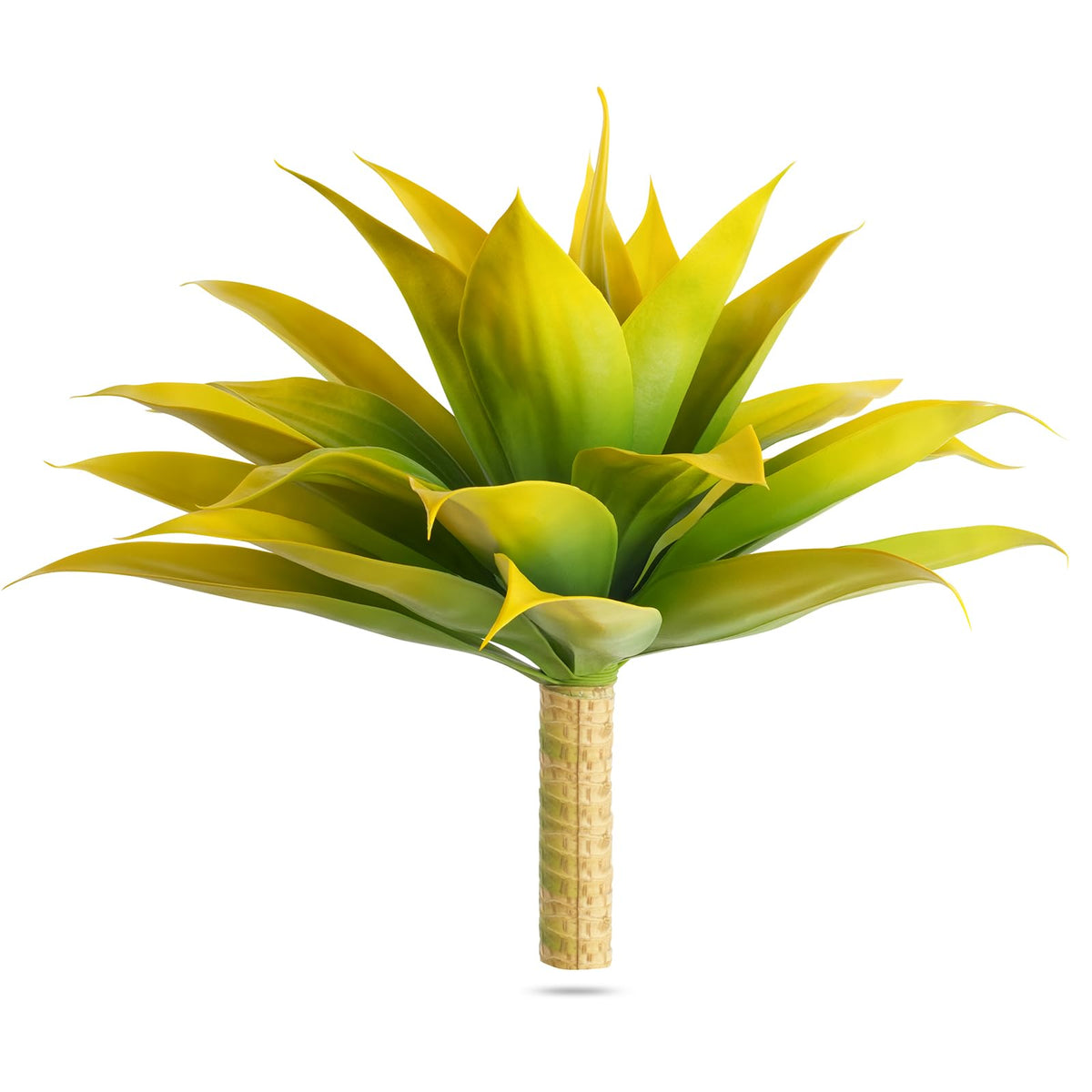 Velener 28 Inch Artificial Agave Plants Outdoor Set, Large Fake Plants Indoor for Home Decor, Realistic UV Resistant Faux Succulents Plants Without Pot, Set of 2