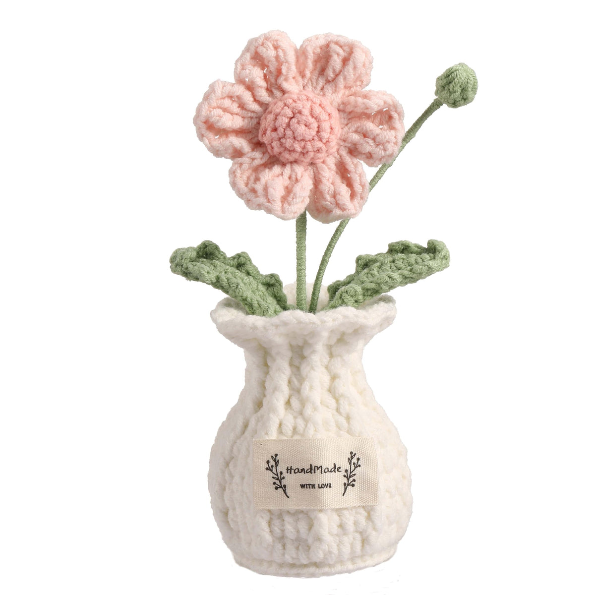 Forget-Me-Not Crochet Flower Potted Plant Gift
