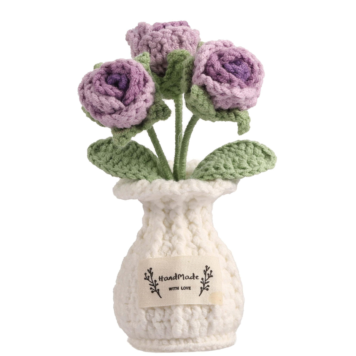 Forget-Me-Not Crochet Flower Potted Plant Gift