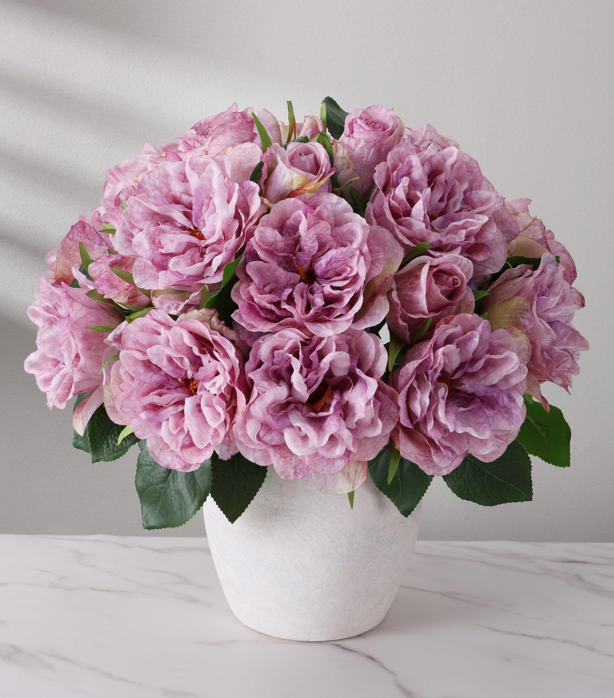Pink Peonies Artificial Flowers, 11 Pcs Realistic Faux Flowers for Vase, Silk Flowers for Home Decor Indoor, Wedding, Party, Table Centerpiece