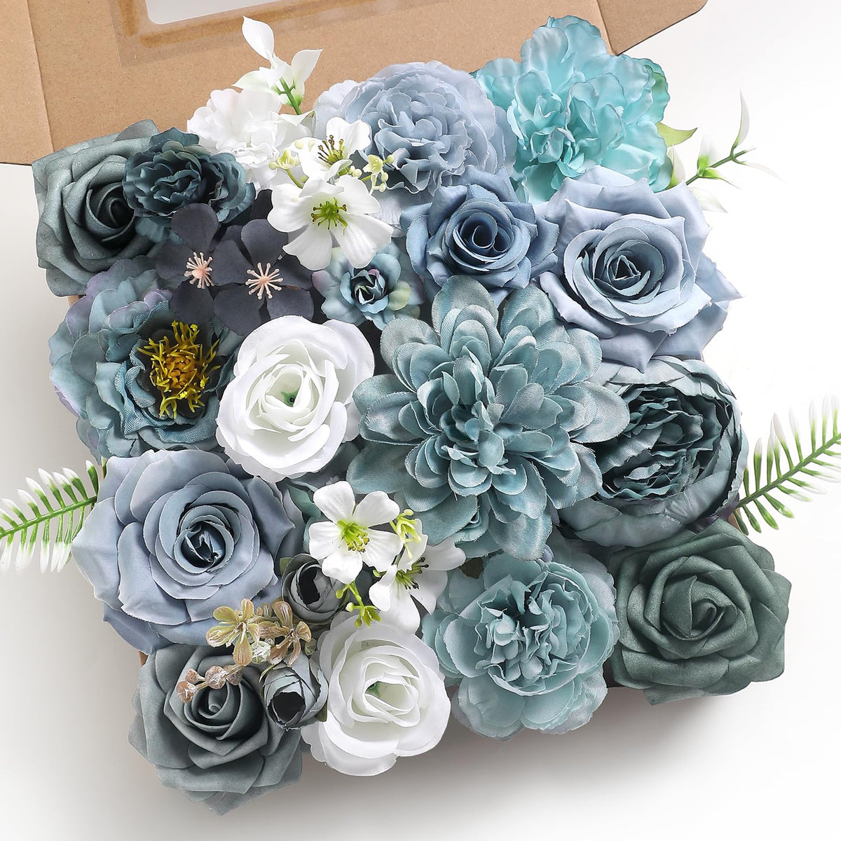 Artificial Flower Assortment for DIY Centerpiece Arrangement Wedding Hand Bouquet Flower Bouquet Centerpiece Arrangement Party Baby Shower Home Decoration (Pink Yellow)