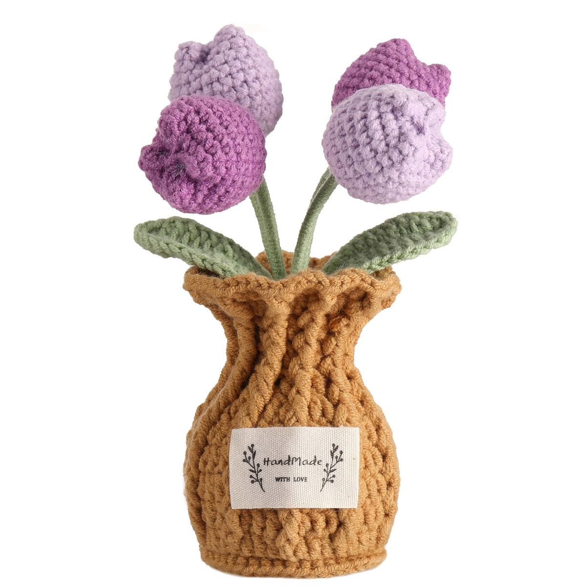 Forget-Me-Not Crochet Flower Potted Plant Gift