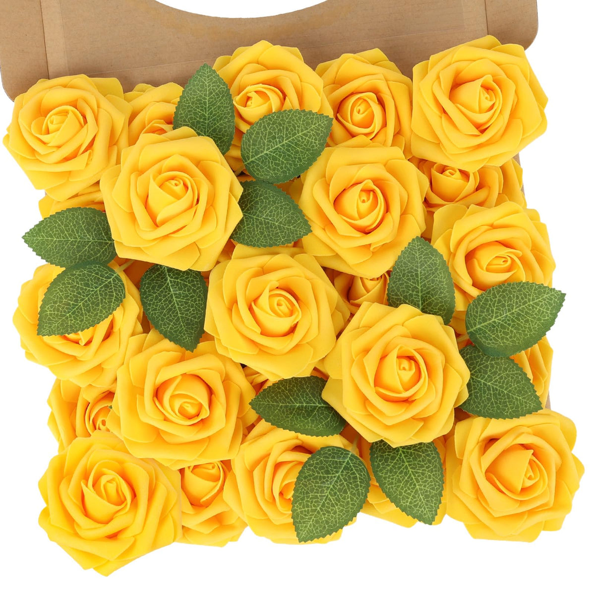 N&T NIETING Artificial Flowers 25Pcs Real Touch Fake Roses Foam Flowers with Stems for DIY Wedding Bridesmaid Bridal Bouquets Centerpieces Home Arrangement Party Tables Decoration,Series Purple