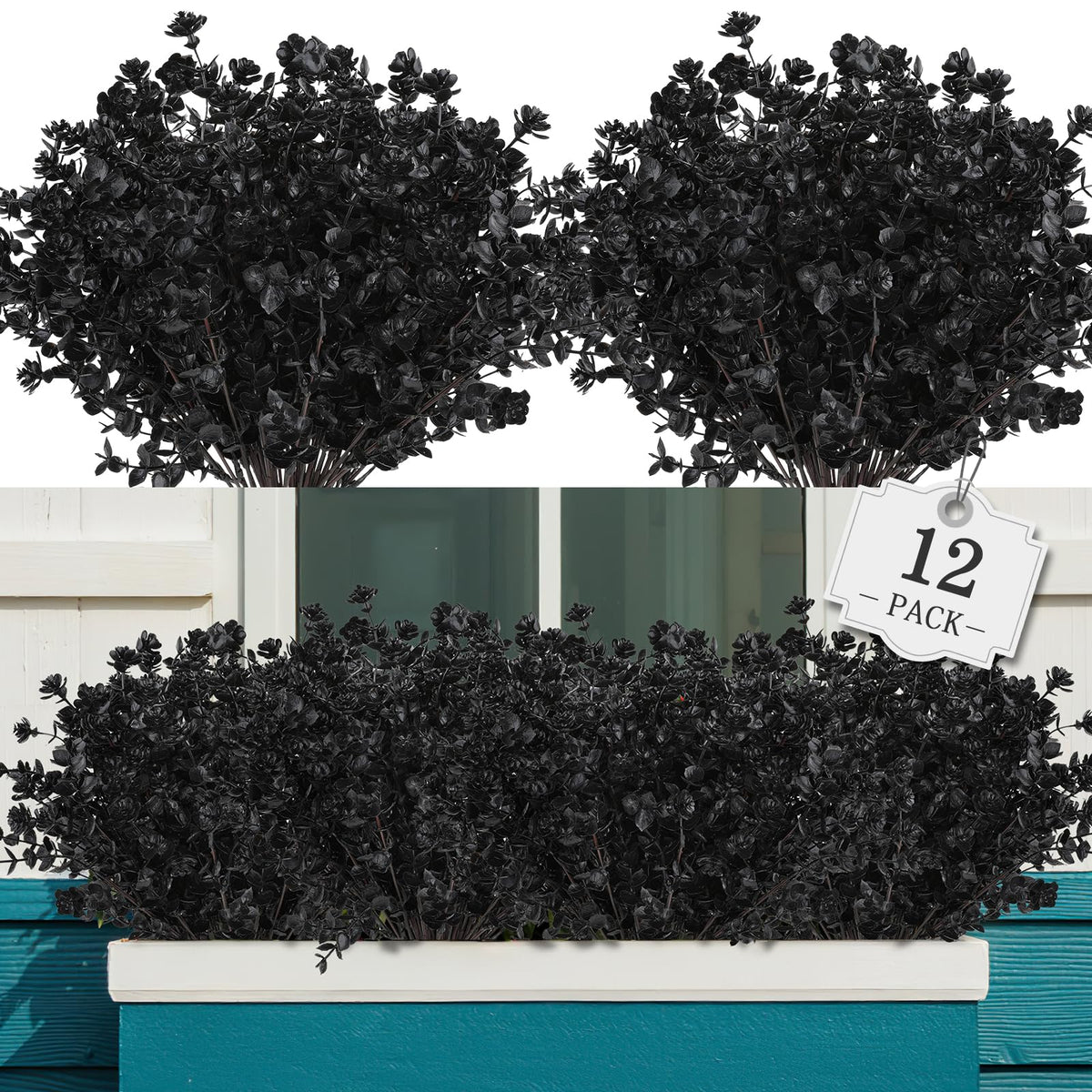 AGIRL Artificial Flowers Outdoor UV Resistant Fake Plant Garden Patio Decor