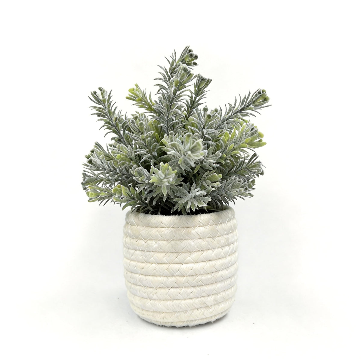 Hopewood Faux Plants, Small Fake Plant for Bathroom, Decorative Artificial Plants for Farmhouse Desk Shelf Decor with A Weave Basket (9.8inch)