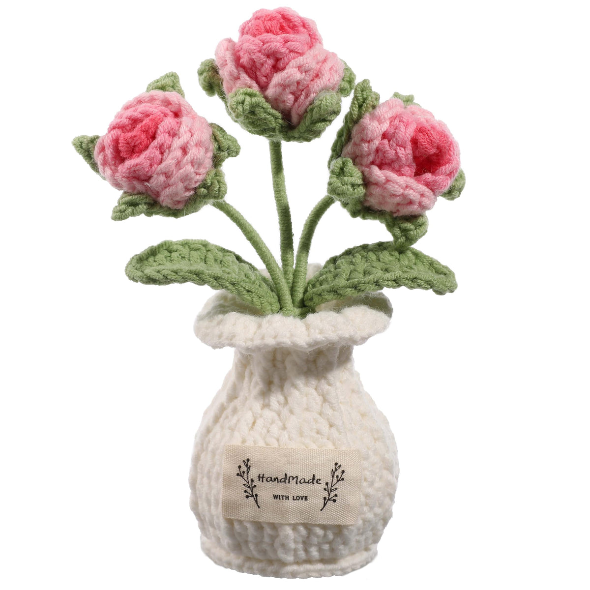 Forget-Me-Not Crochet Flower Potted Plant Gift