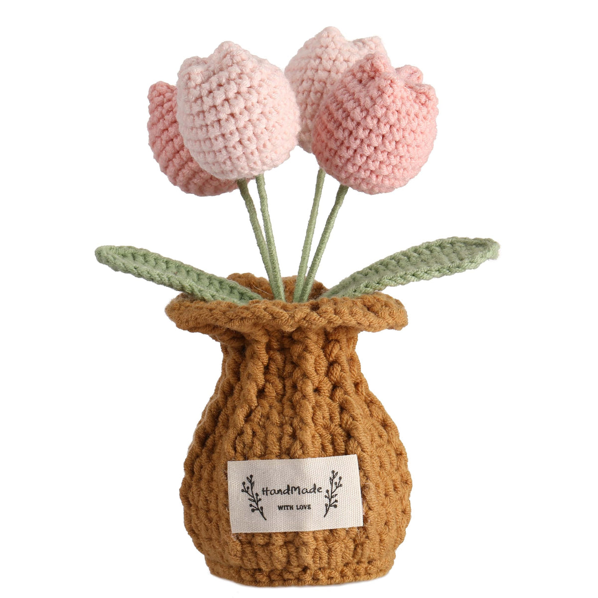 Forget-Me-Not Crochet Flower Potted Plant Gift